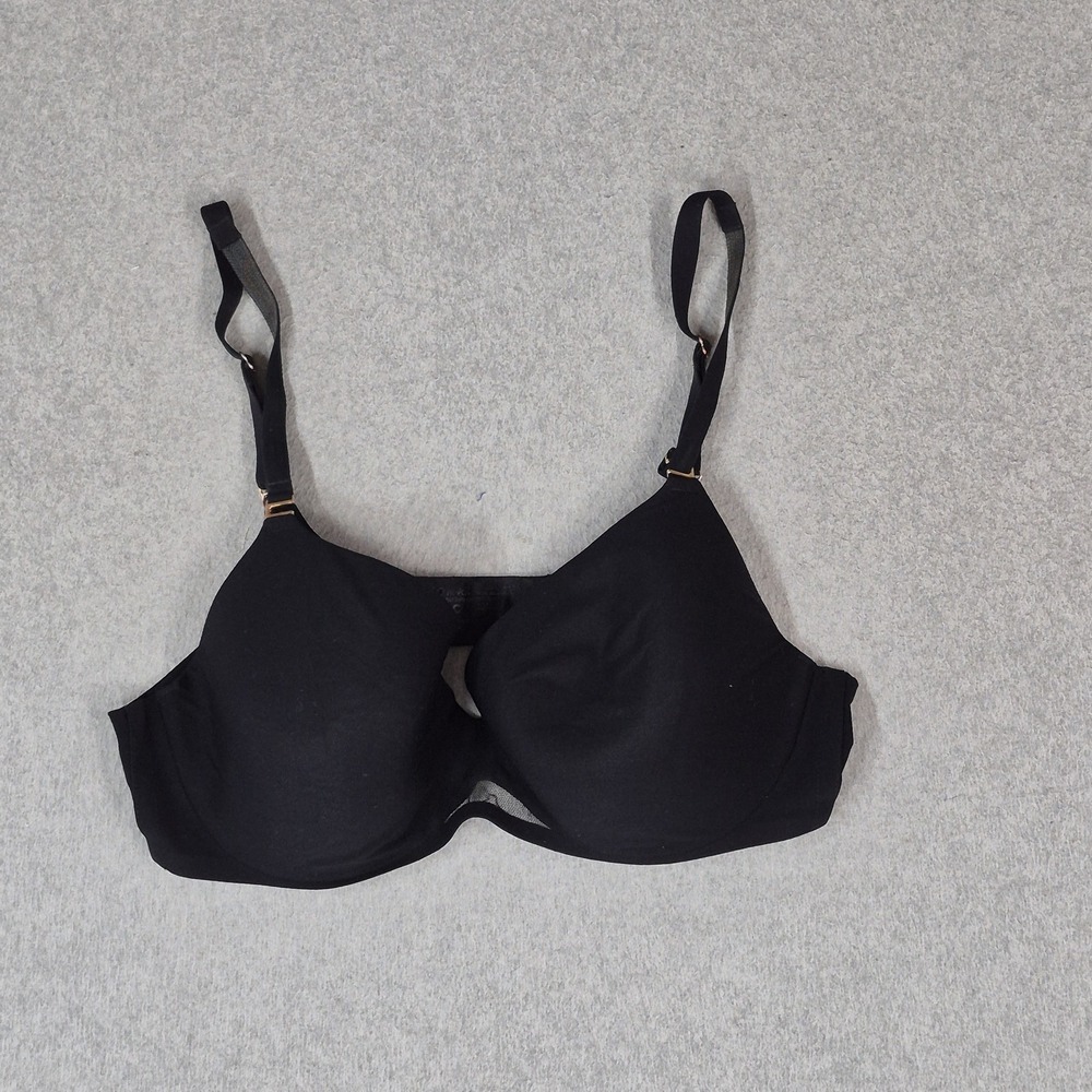Soma Women Bra 36C Black Adjustable Strap Lightly Lined